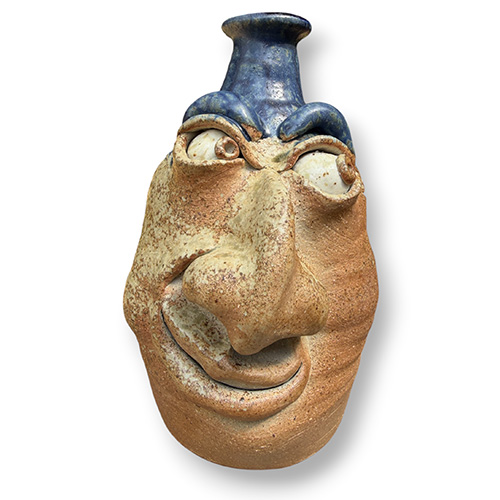 Rob Withrow 9" Over Yonder Face Jug DP6214 SOLD